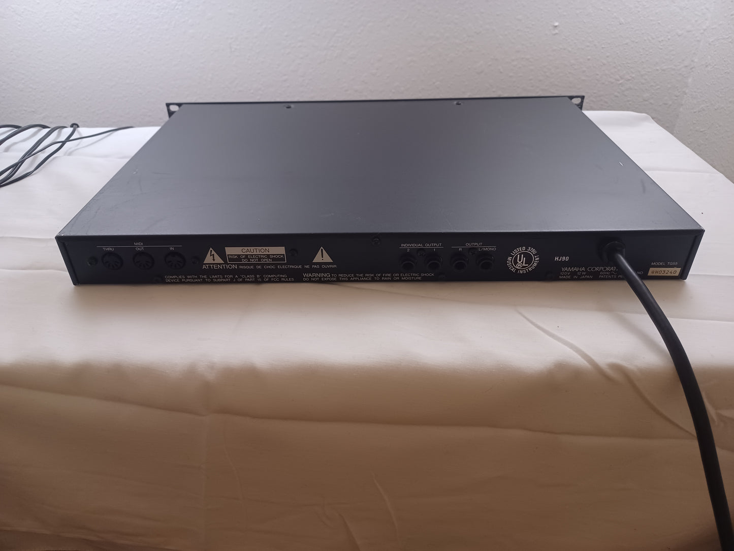GEAR: Yamaha TG-55 Multitimbral Rackmount Synthesizer