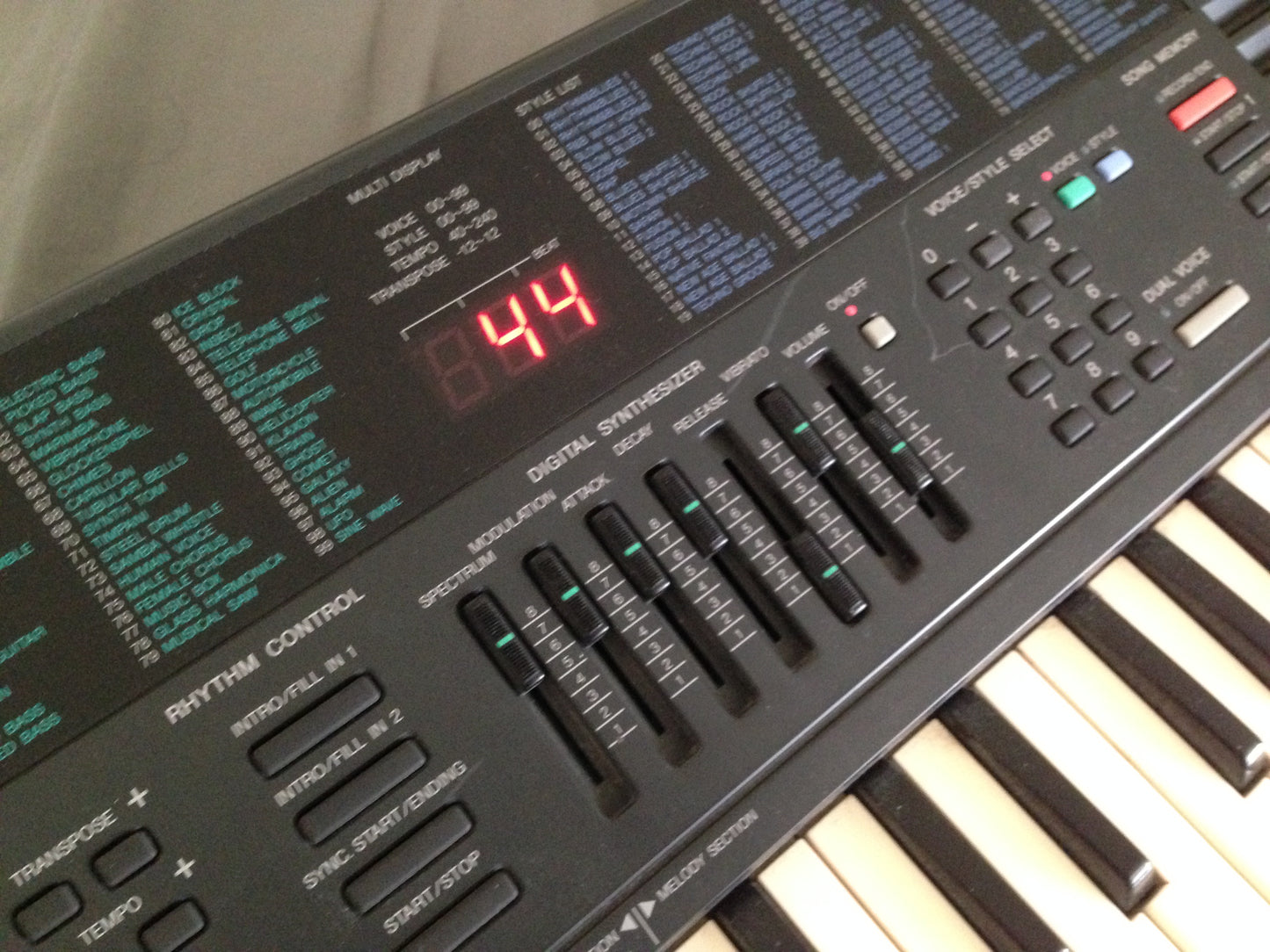 GEAR: Yamaha PSS-380 FM Synth w/ Editable FM Voices